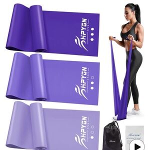 Purple Resistance Bands Set